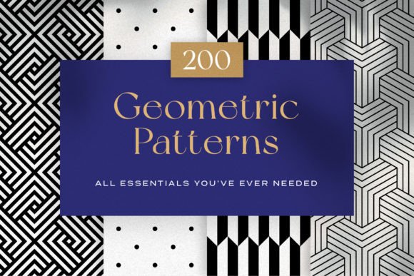 200 Essential Geometric Patterns: A Comprehensive Guide to Modern and Classic Design Elements