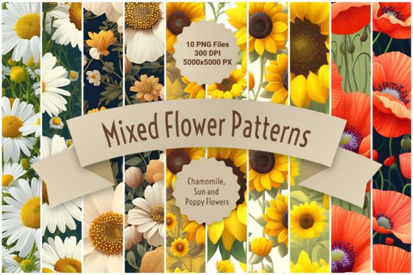 Discover the Beauty of Mixed Flower Patterns