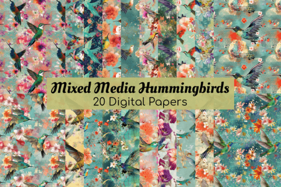 Mixed Media Hummingbird Digital Patterns: A Strategic Resource for Creative and Practical Use