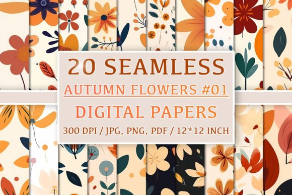 Seamless Autumn Design for Creative Projects