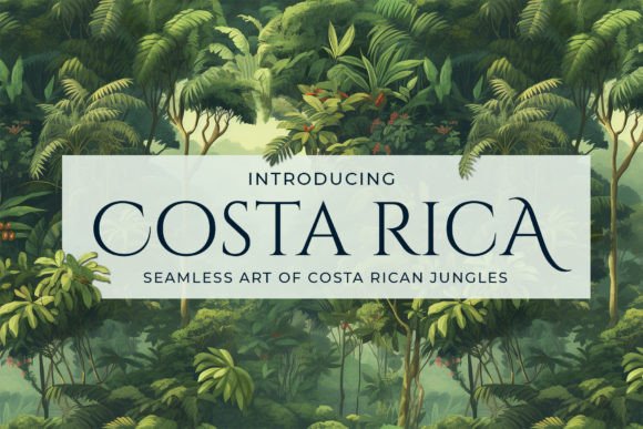 Seamless Costa Rican Jungle Patterns: A Gateway to Nature’s Splendor