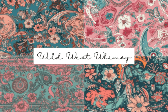Step Into the Whimsical Wild West with Wild West Whimsy Seamless Patterns