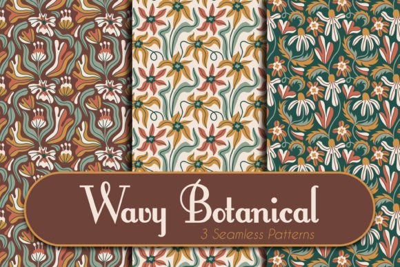 Wavy Botanical Seamless Patterns: A Strategic Tool for Creative and Business Success